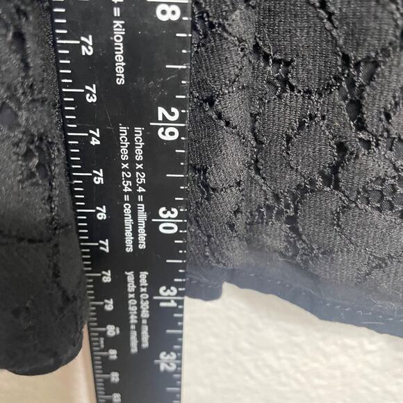 Aeropostale Womens Dress Size XS Black Floral Lace Sleeveless Short - Picture 5 of 15